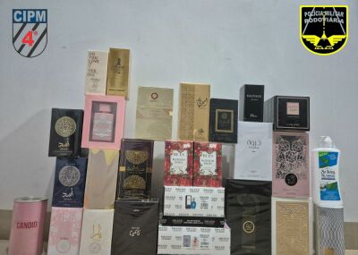 Imagem da notícia Perfumaria avaliada em R$ 10 mil é apreendida em micro-ônibus na MS-223